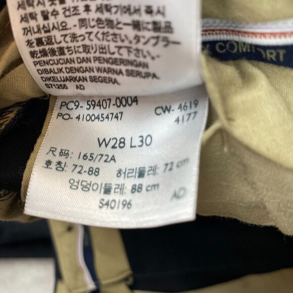 Dockers Mens Pants 28x30 Slim Fit Black Flex Comfort - Picture 3 of 10